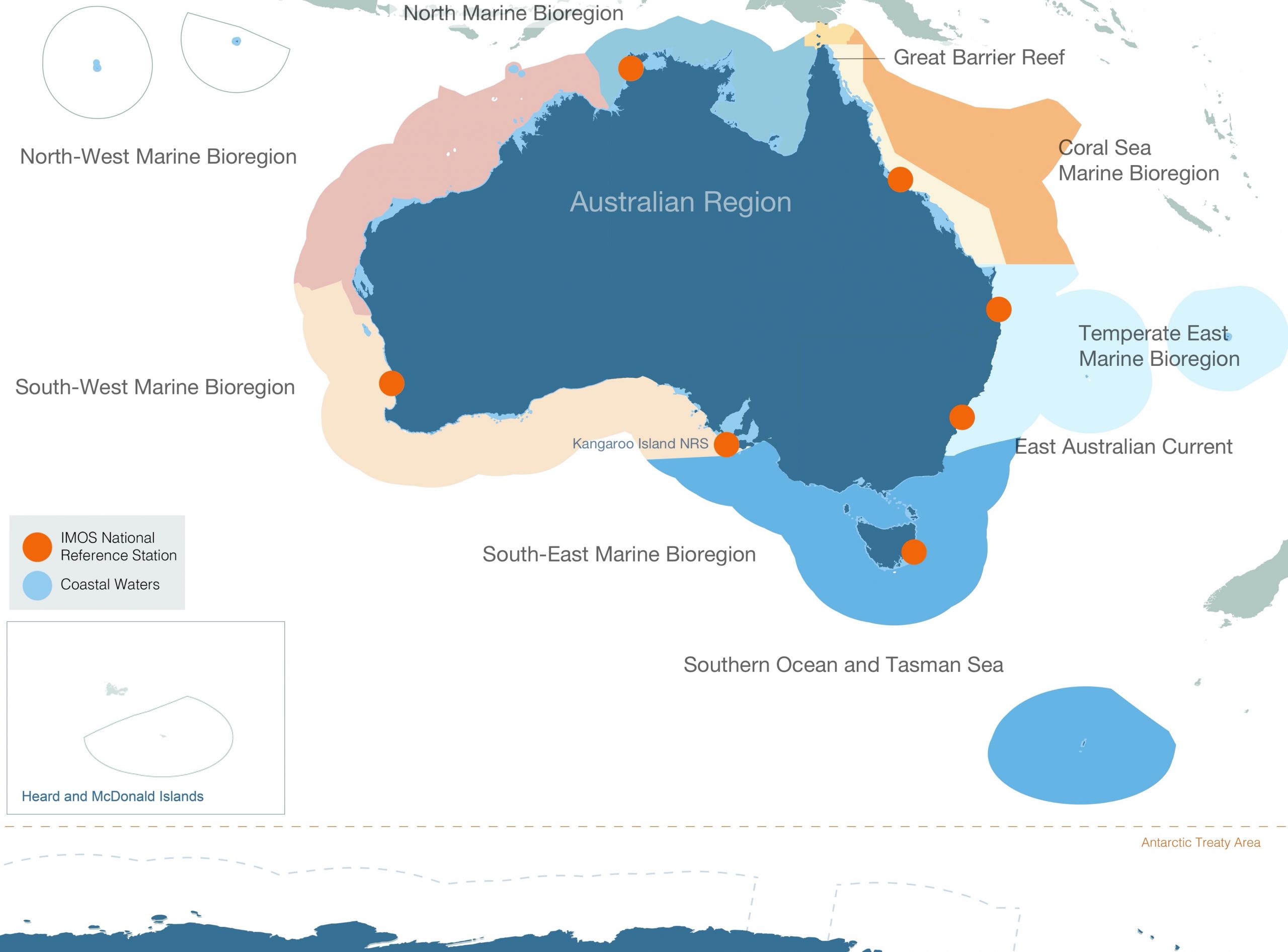 uddybe Arbitrage kok Australia's Marine Bioregions Overview – IMOS Ocean Report